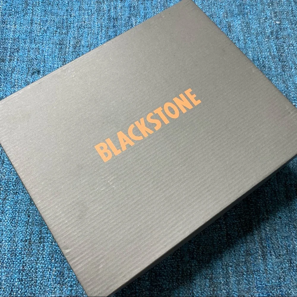 Blackstone JL70 Grey Metallic Genuine Leather Booties Western Ankle Boot 6 Women